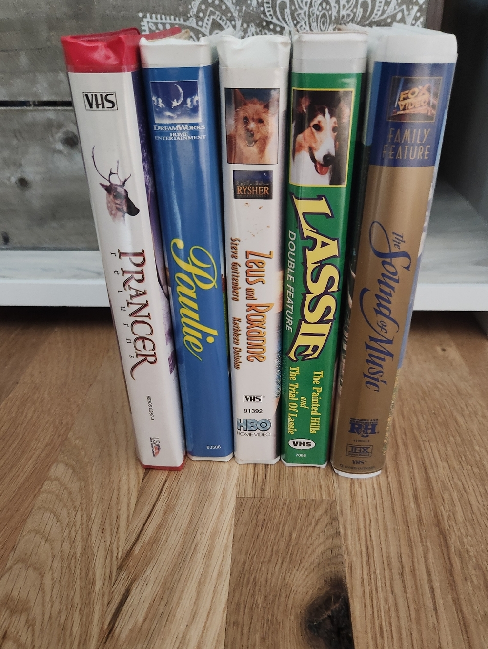 Assorted VHS Movie Collection - Multicolor Spines